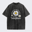 Flower Vintage Cotton Casual Graphic T-Shirt
