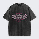 Y2K Pink Tribal Kitty Graphic Cat Vintage T-Shirt