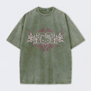 Y2K Pink Tribal Kitty Graphic Cat Vintage T-Shirt