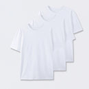 Crew Neck Cotton T-Shirt 3-Pack