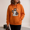 Boo-Jee Leopard Ghost Funny Fall Halloween Hoodie