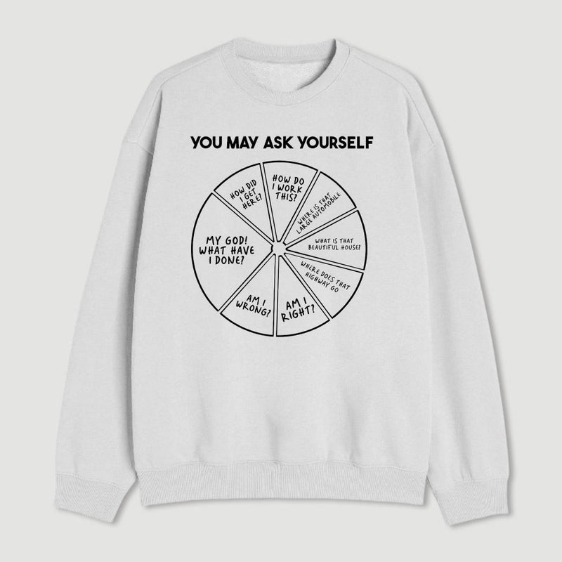 You May Ask Yourself Geek Sweatshirt