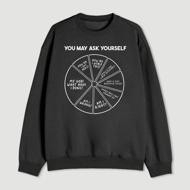 You May Ask Yourself Geek Sweatshirt