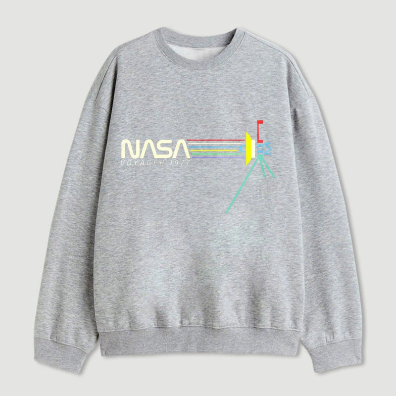 Retro Nasa Voyager Spacecraft Sweatshirt
