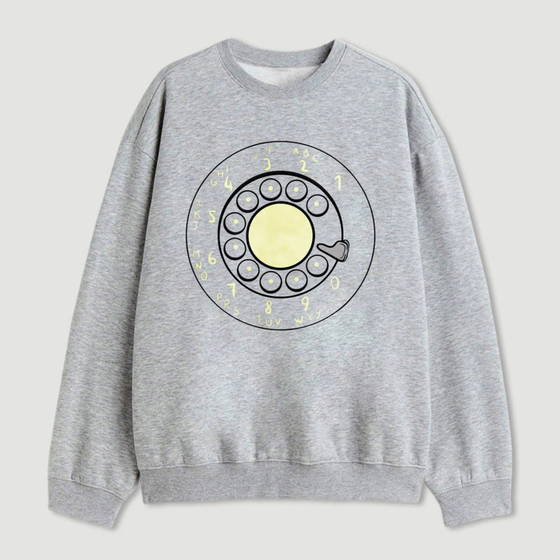 Rotary Dial Vintage Nerd Sweatshirt