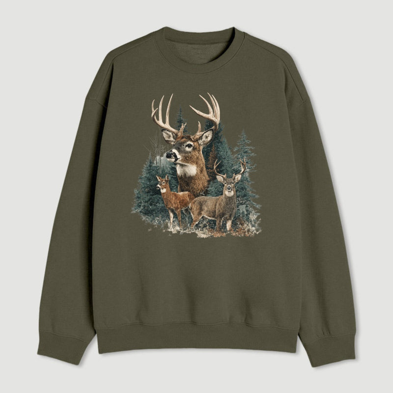 Vintage Deer Midwest Hunt Season Sweatshirt