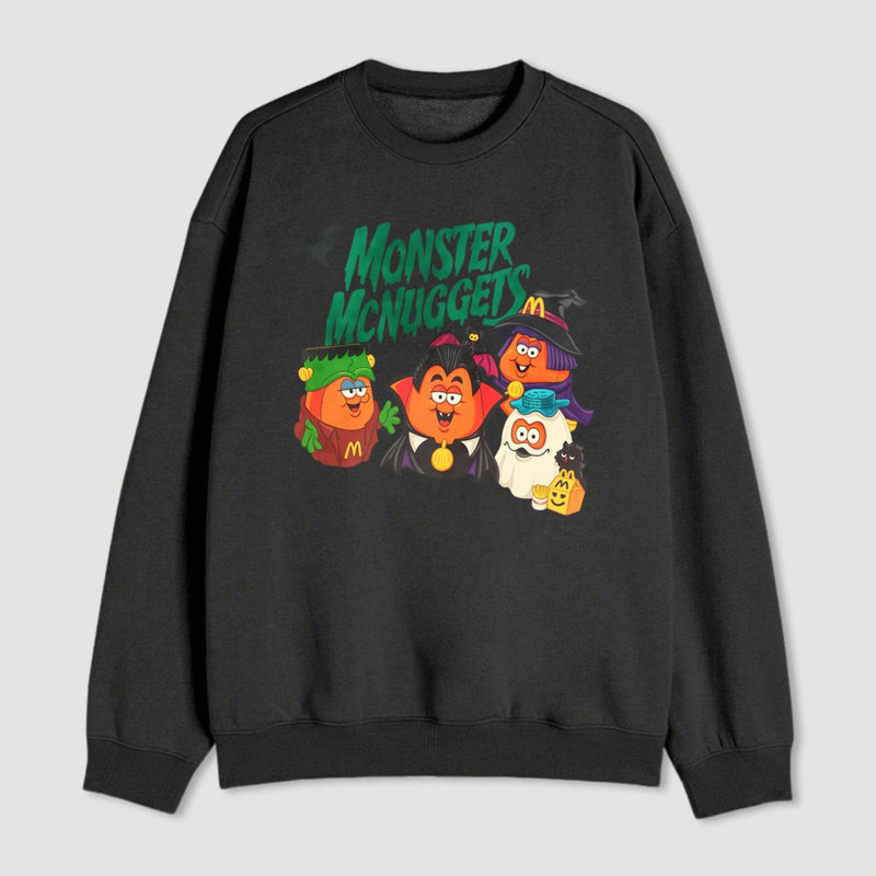 Vintage Halloween Nuggets 90s Monster Nuggets Sweatshirt