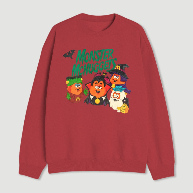 Vintage Halloween Nuggets 90s Monster Nuggets Sweatshirt