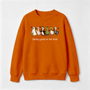 Spooky Goose on the Loose Funny Halloween Sweatshirt