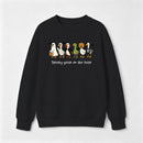 Spooky Goose on the Loose Funny Halloween Sweatshirt