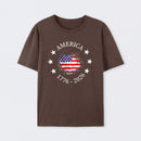 America 250Th Anniversary Patriotic Usa Flag Graphic T-Shirt