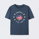 America 250Th Anniversary Patriotic Usa Flag Graphic T-Shirt