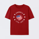 America 250Th Anniversary Patriotic Usa Flag Graphic T-Shirt