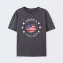 America 250Th Anniversary Patriotic Usa Flag Graphic T-Shirt