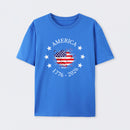 America 250Th Anniversary Patriotic Usa Flag Graphic T-Shirt