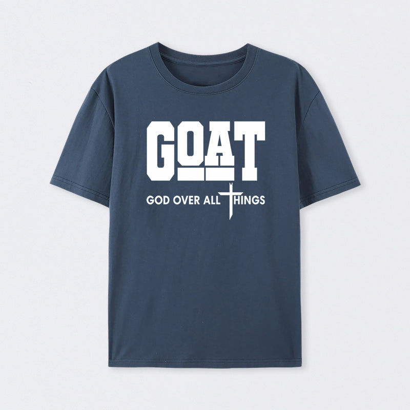Goat God Over All Things Graphic T-Shirt