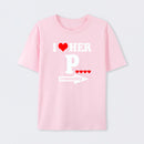 I Love Her Funny Couples Matching T-Shirt