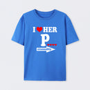 I Love Her Funny Couples Matching T-Shirt
