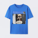 There is movement at your front door Tung Tung Tung Sahur meme cotton T-shirt