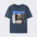 There is movement at your front door Tung Tung Tung Sahur meme cotton T-shirt