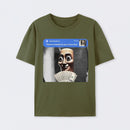 There is movement at your front door Tung Tung Tung Sahur meme cotton T-shirt