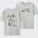 Vintage Dark Streetwear Street Style Star Flame Design T-shirt