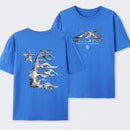 Vintage Dark Streetwear Street Style Star Flame Design T-shirt