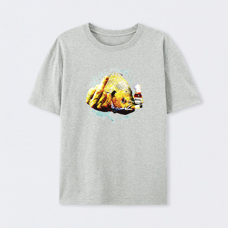 Dope Bluegill Shirt Fish Middle Finger Funny Fishing T-shirt