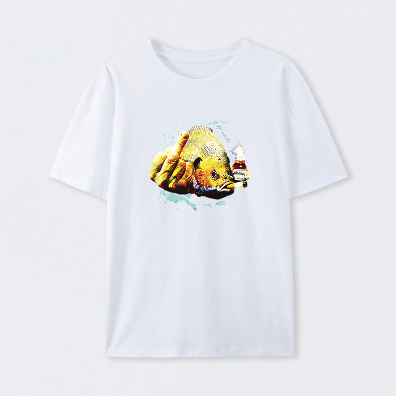 Dope Bluegill Shirt Fish Middle Finger Funny Fishing T-shirt