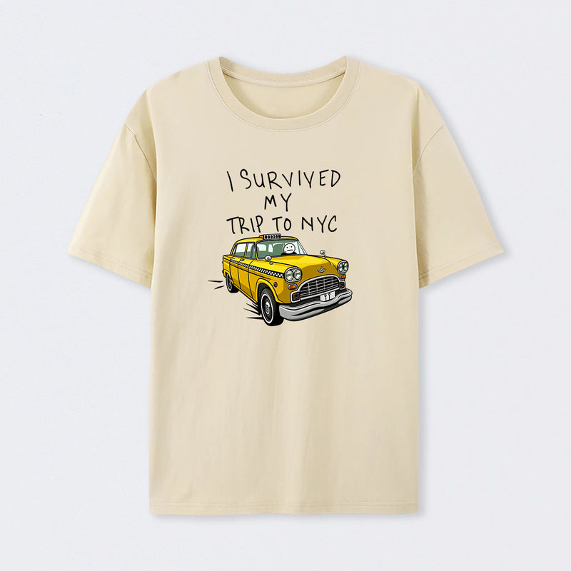 I Survived My Trip to New York Holiday Design T-Shirt