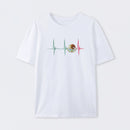Mexico Heartbeat EKG Pulse Mexican Pride Emblem T-Shirt