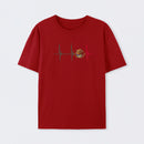Mexico Heartbeat EKG Pulse Mexican Pride Emblem T-Shirt