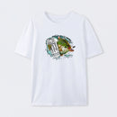 Dope Fish Shirt Funny White Monster Fish T-Shirt
