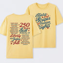 Stars and Stripes and Human Rights T-Shirt