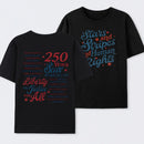 Stars and Stripes and Human Rights T-Shirt