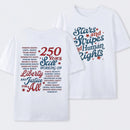 Stars and Stripes and Human Rights T-Shirt