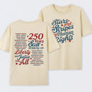 Stars and Stripes and Human Rights T-Shirt
