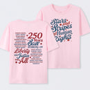 Stars and Stripes and Human Rights T-Shirt