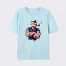 Bold Nautical Design with Pirate Ship Treasure T-Shirt