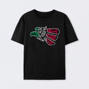 Latino Heritage Green White Red Mexico Eagle Tribal Art Design T-Shirt