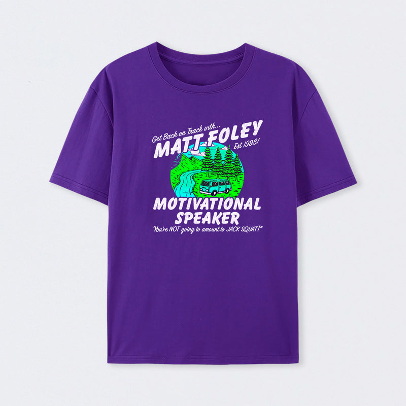 Matt Foley Motivational Speaker Van Forest Scene Unisex T-shirt
