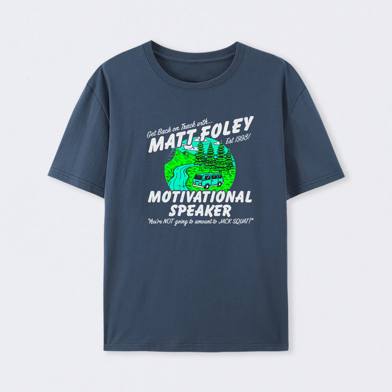 Matt Foley Motivational Speaker Van Forest Scene Unisex T-shirt