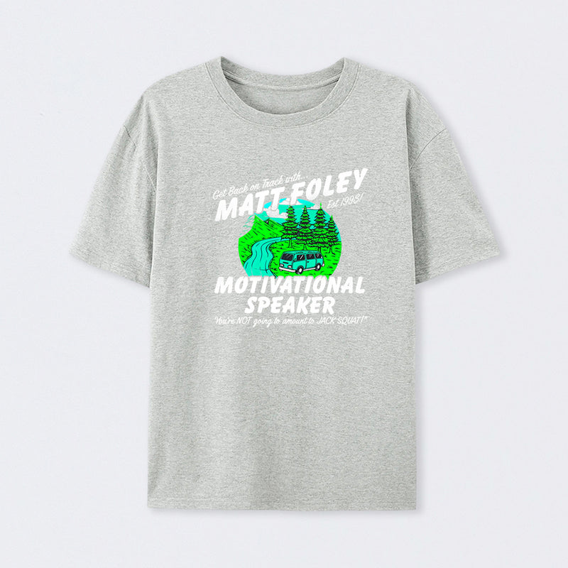 Matt Foley Motivational Speaker Van Forest Scene Unisex T-shirt