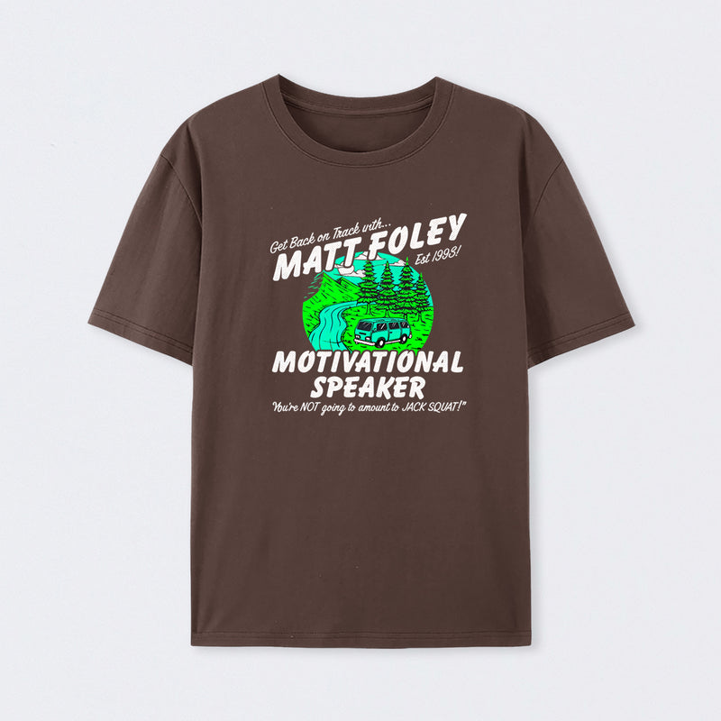 Matt Foley Motivational Speaker Van Forest Scene Unisex T-shirt