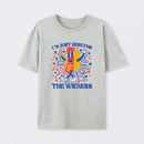 Hot Dog I'm Just Here for The Wieners 4Th of July T-Shirt