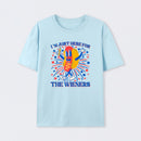 Hot Dog I'm Just Here for The Wieners 4Th of July T-Shirt