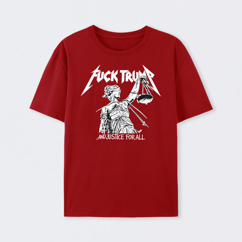 Vintage Protest Graphic and Justice For All T-Shirt