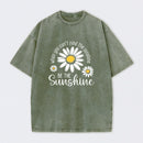 Flower Vintage Cotton Casual Graphic T-Shirt