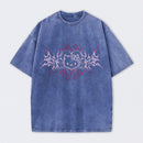 Y2K Pink Tribal Kitty Graphic Cat Vintage T-Shirt