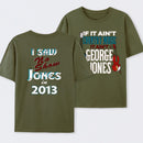 George Jones No Shows Two Side T-Shirt